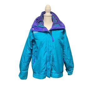 Vintage Columbia Bugaboo 1986 Women's Size Medium Interchange Jacket With Liner